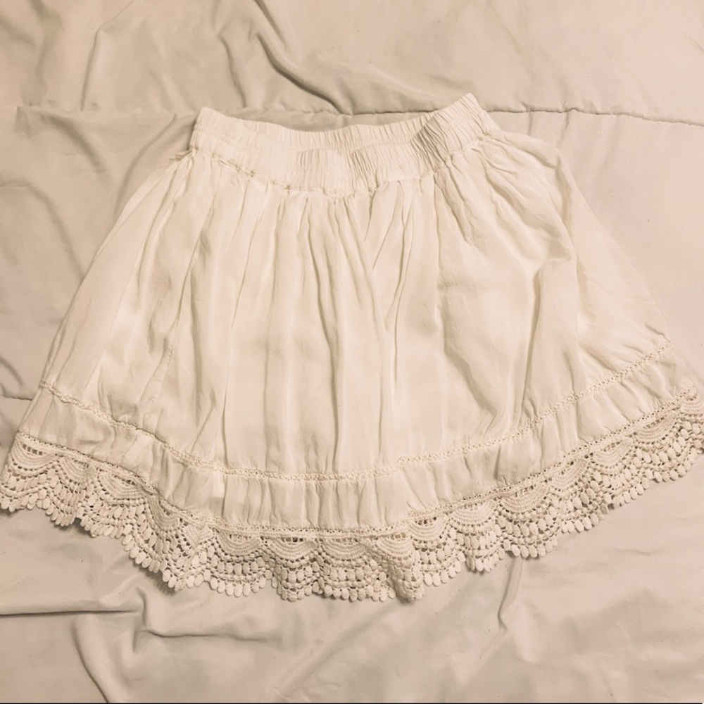 cute white skirt